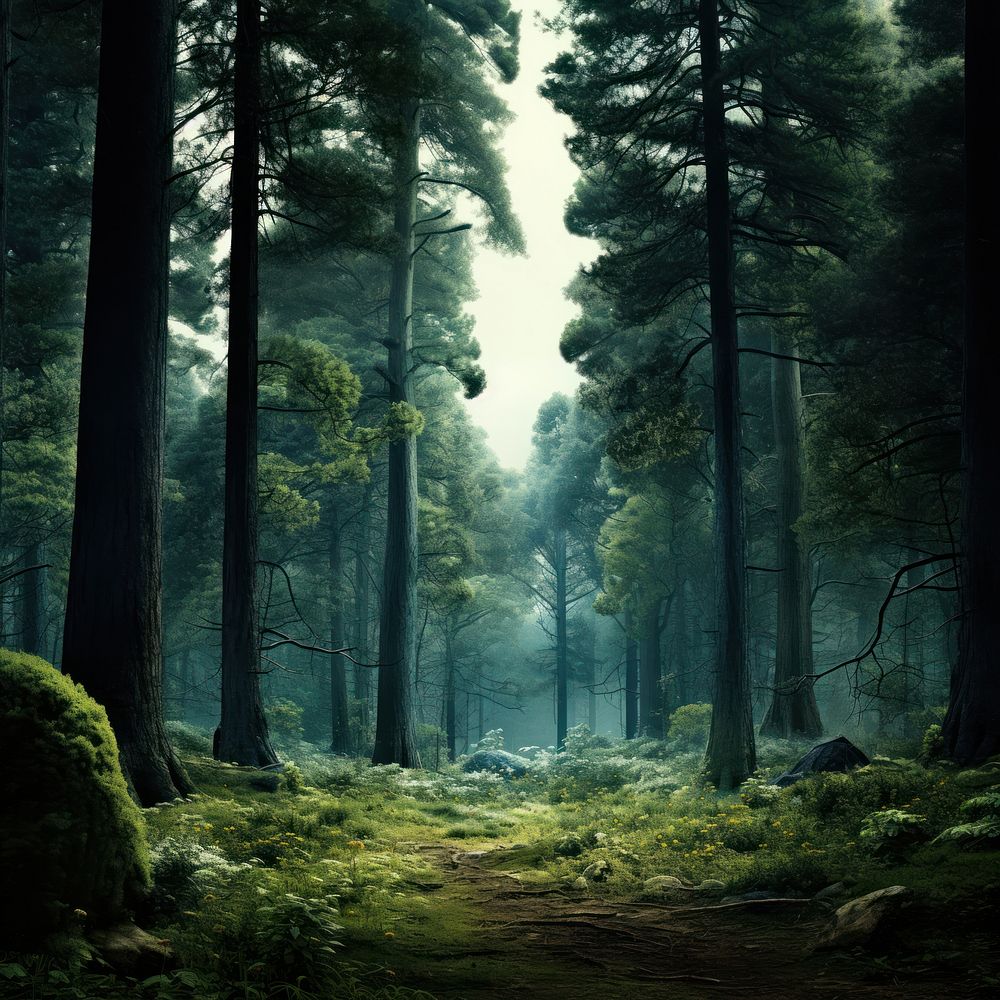 Forest landscape woodland outdoors design