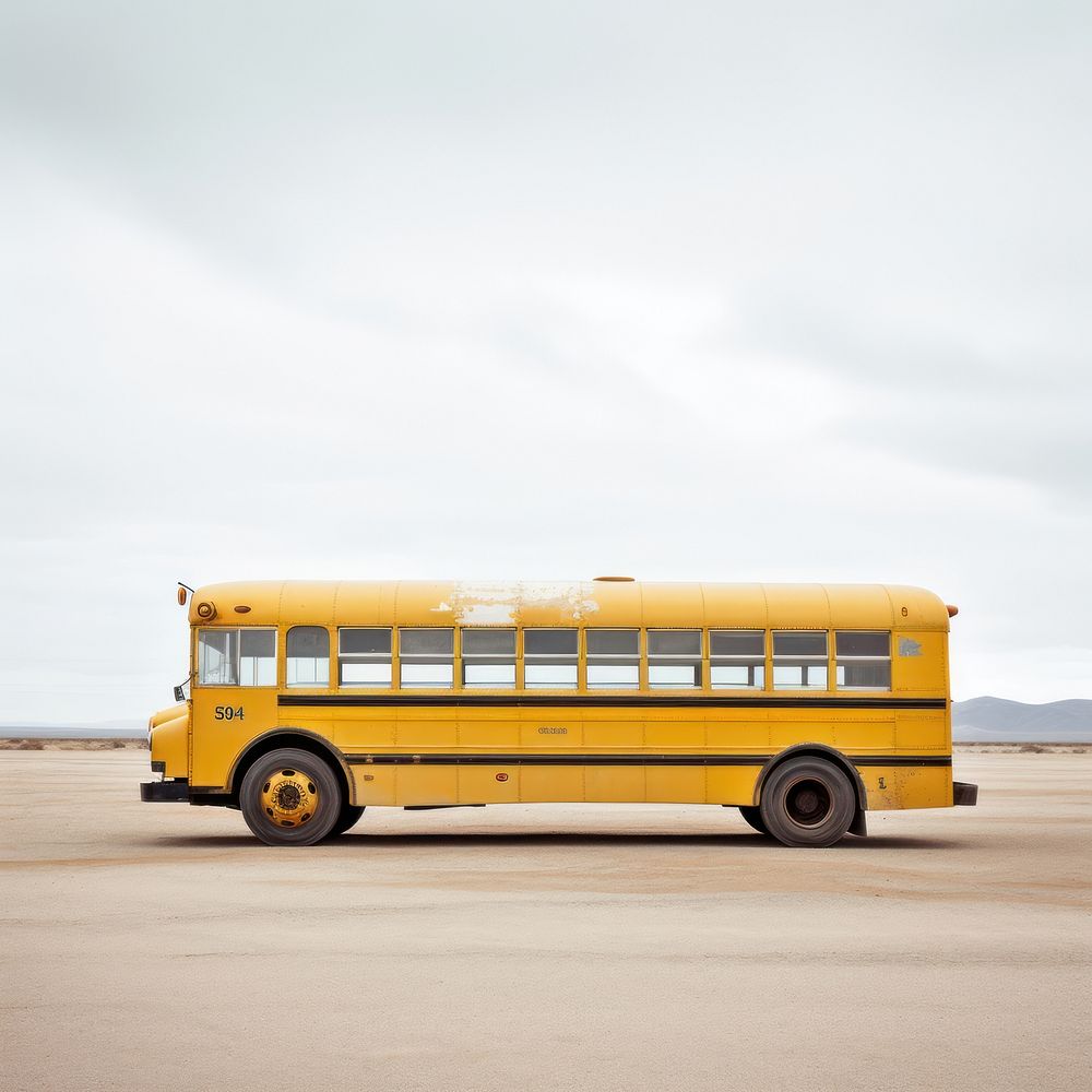 Bus vehicle transportation architecture. AI generated Image by rawpixel.