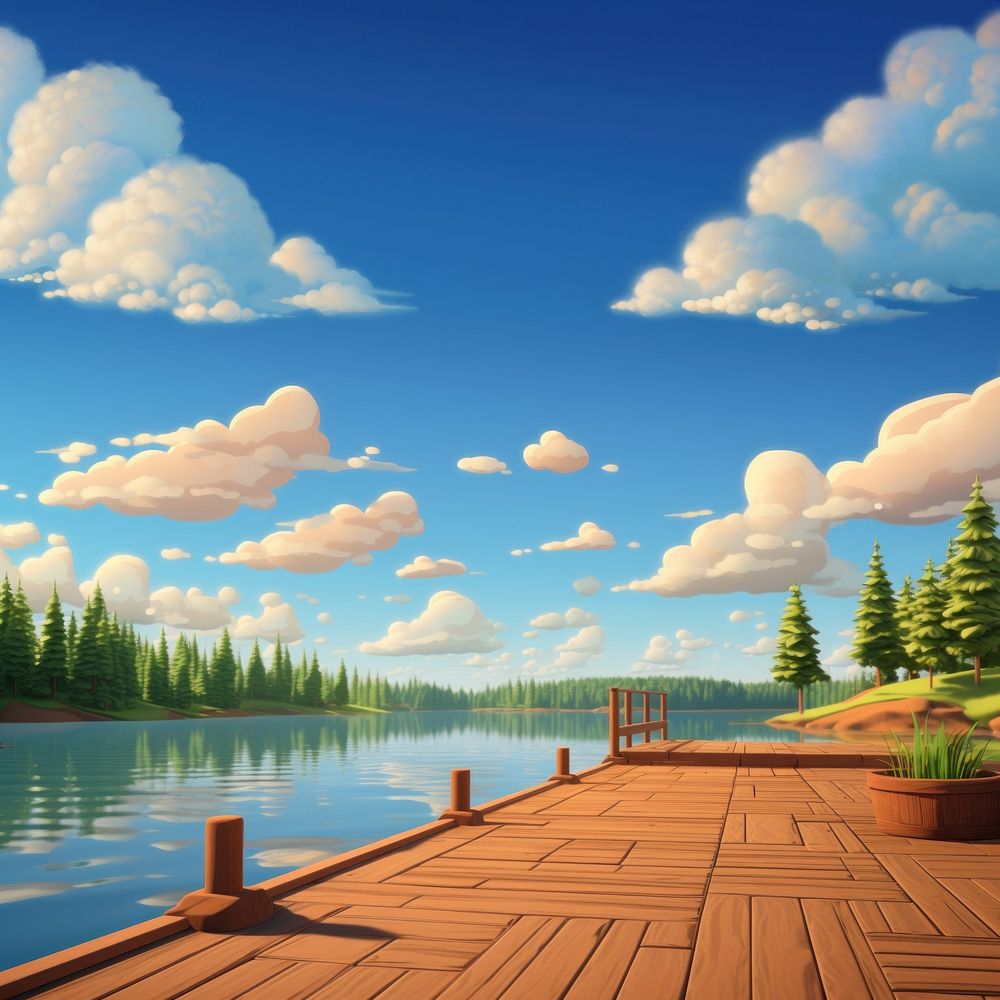Landscape outdoors nature summer. AI generated Image by rawpixel.