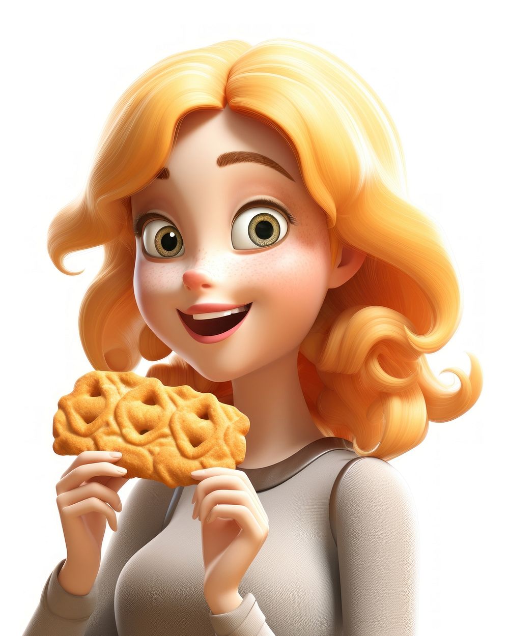 Cartoon women food confectionery. AI generated Image by rawpixel.
