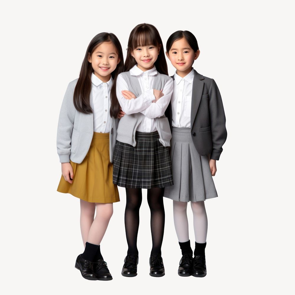 Miniskirt footwear child togetherness. AI generated Image by rawpixel.