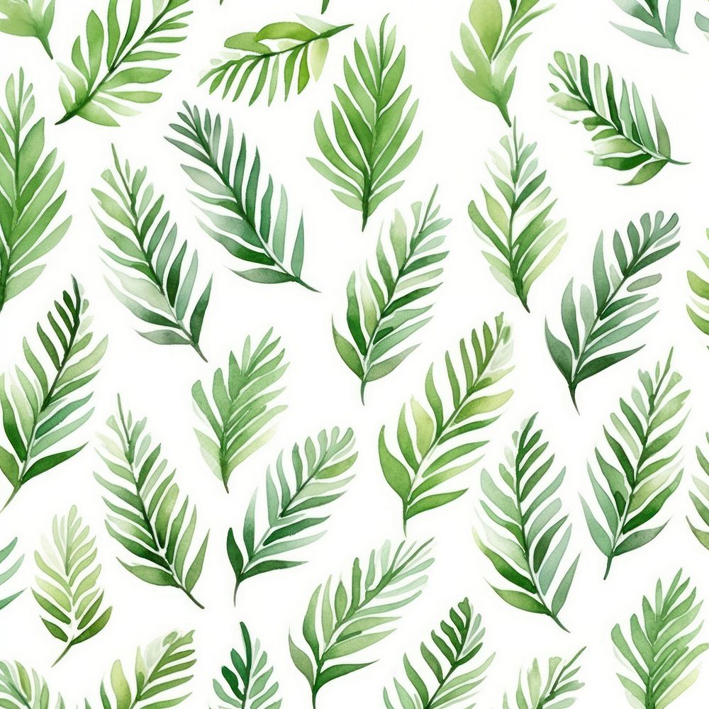 Pattern green backgrounds plant. AI generated Image by rawpixel.