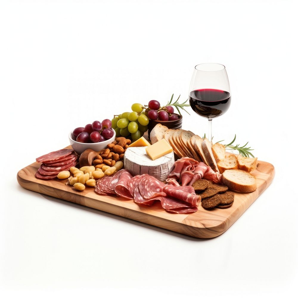 Cheese meat food meal. AI generated Image by rawpixel.