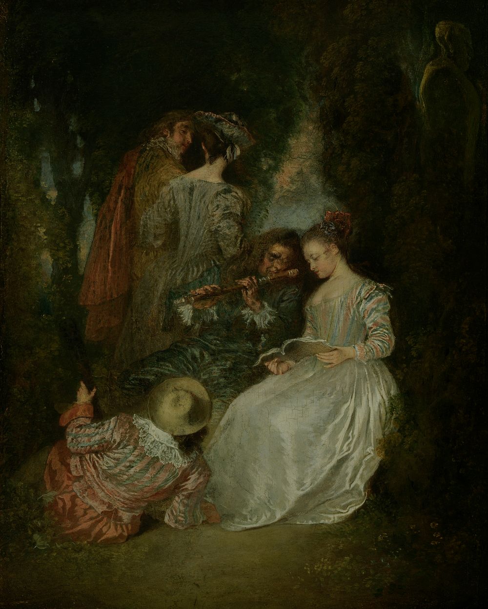 The Perfect Accord by Jean Antoine Watteau