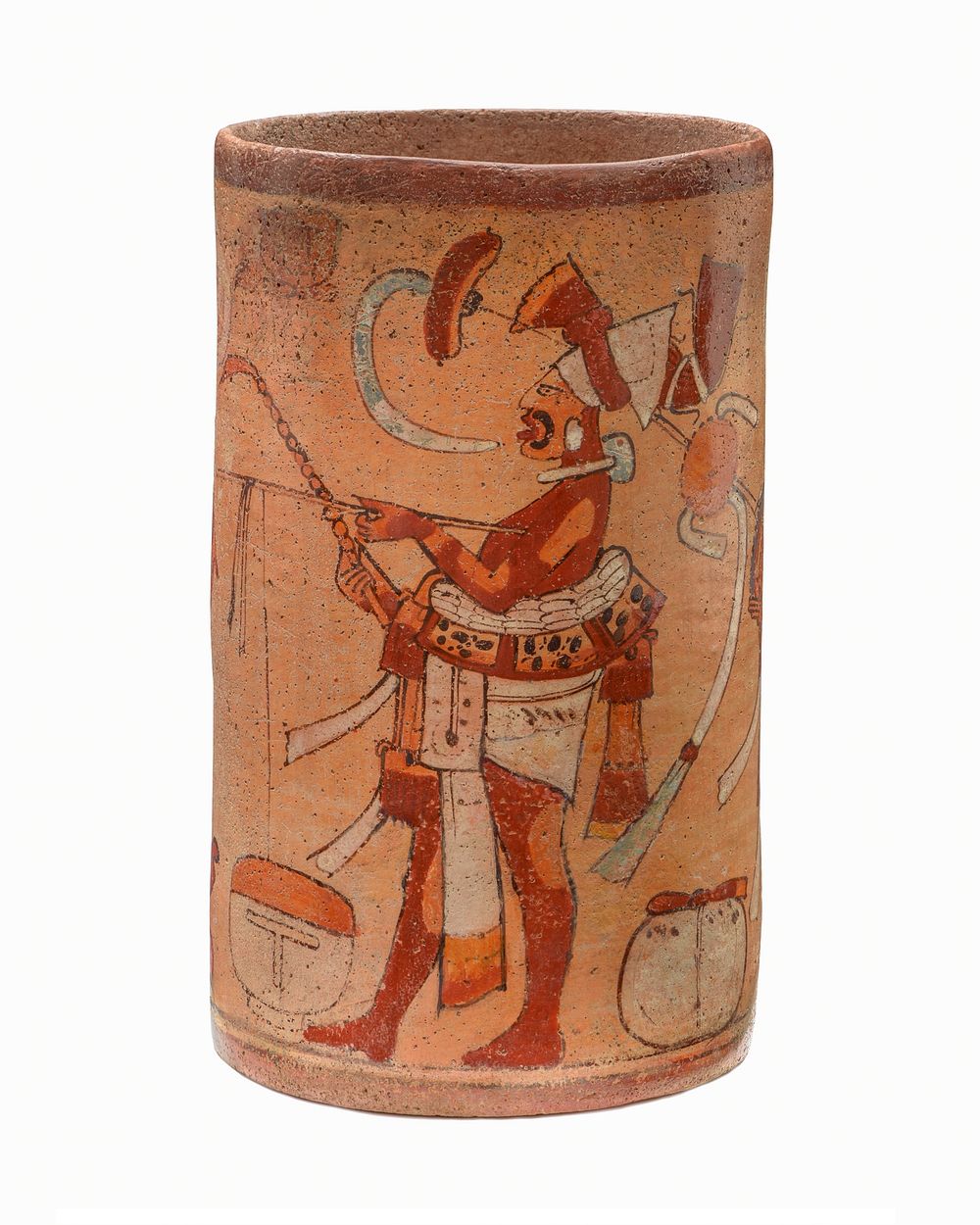 Cylinder Vessel with Musicians and Dancer