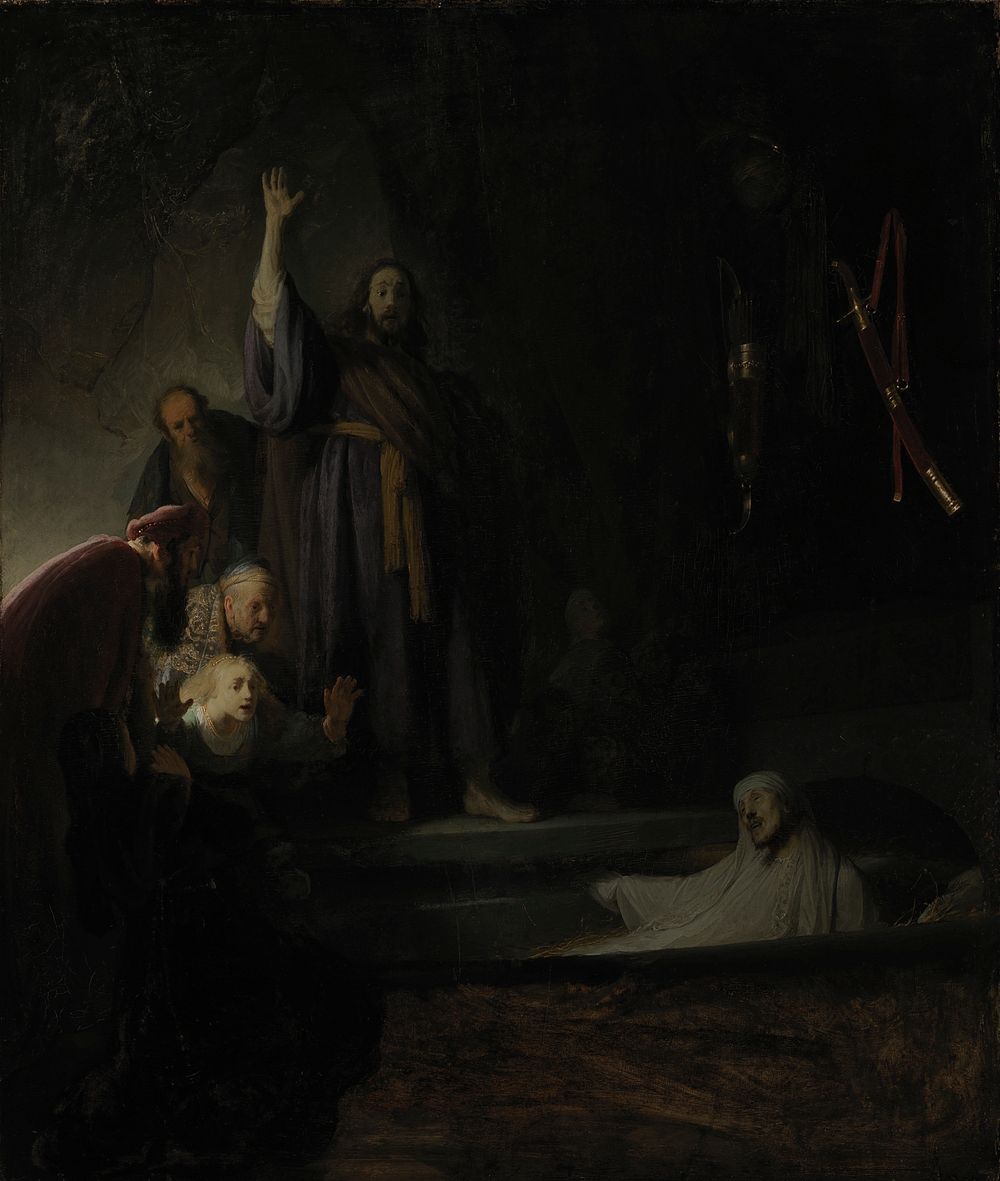 The Raising of Lazarus by Rembrandt Harmensz van Rijn