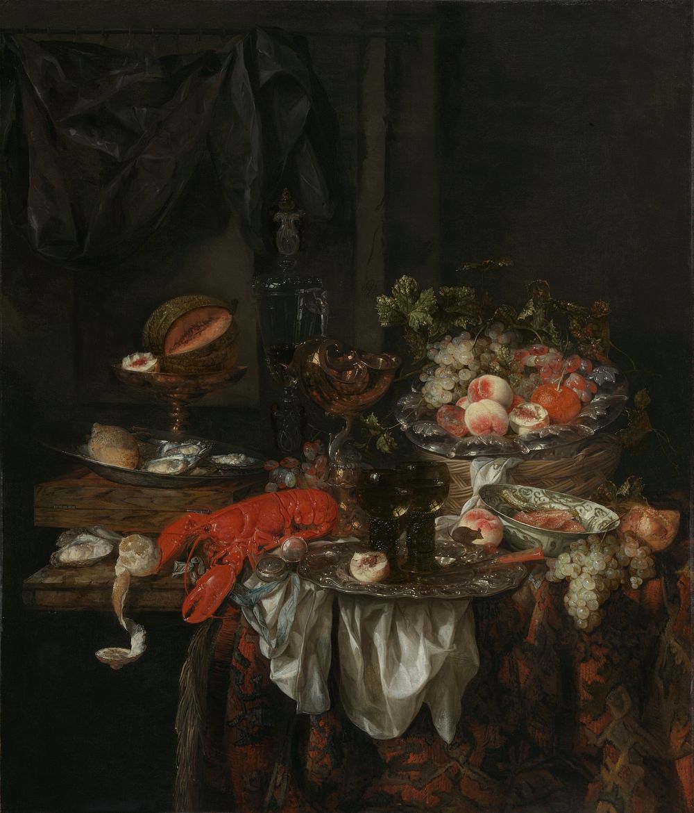 Banquet Still Life by Abraham van Beyeren