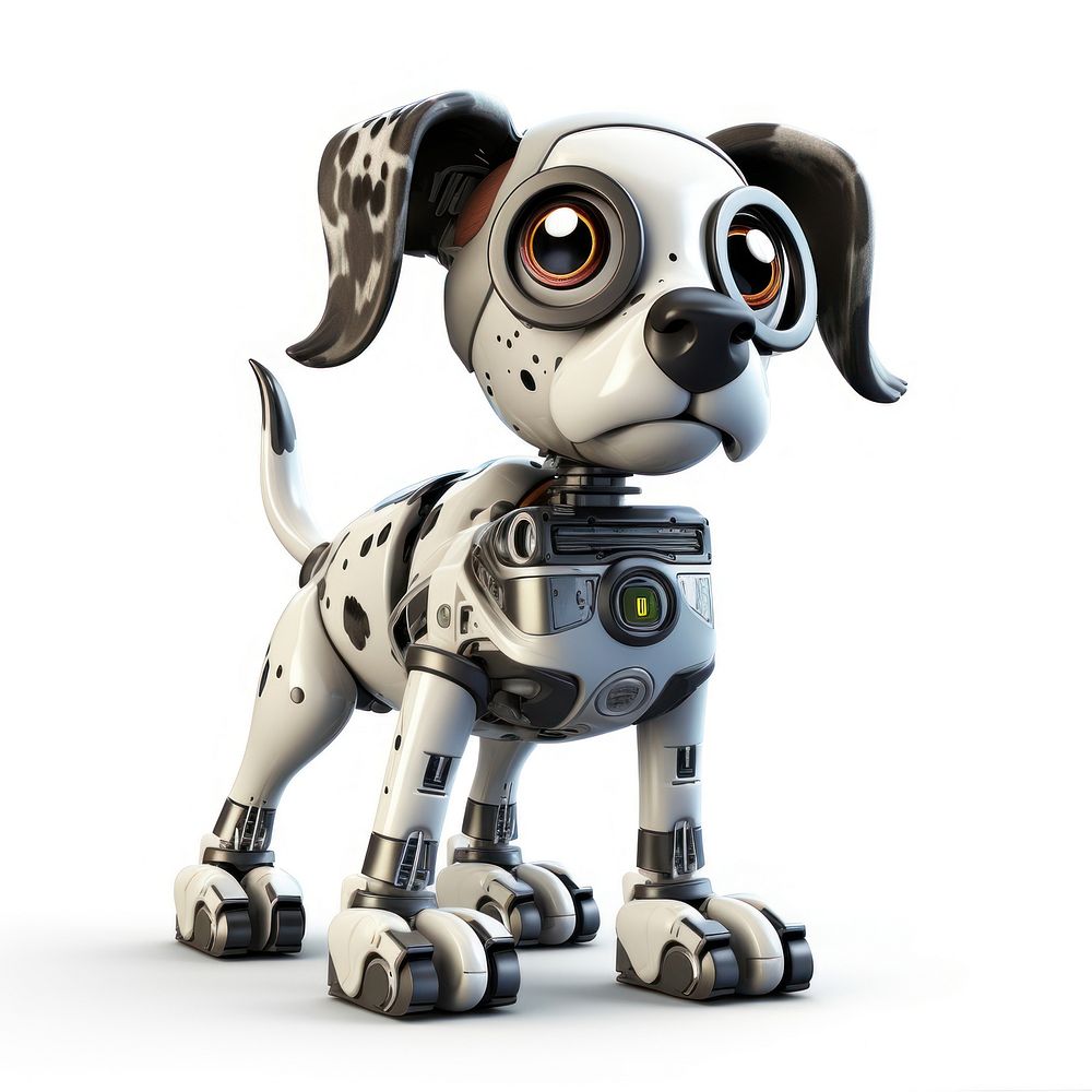 Robot cartoon dog representation. AI generated Image by rawpixel.
