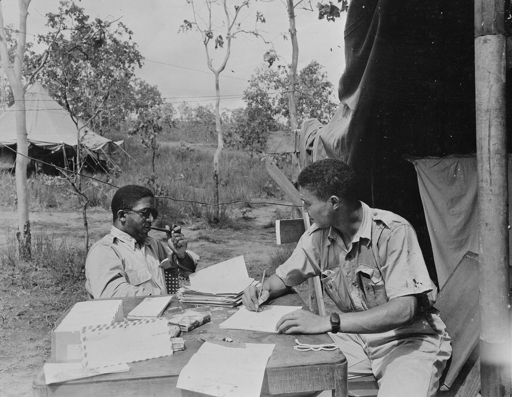 U.S. African American troops in New Guinea. In New Guinea soldiers often find themselves with personal problems that regular…
