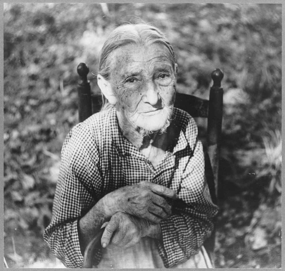 Mrs. Lloyd, ninety-one year old mother of Miss Nettie Lloyd, who is a pellagra victim. Mrs. Lloyd was born and reared in…