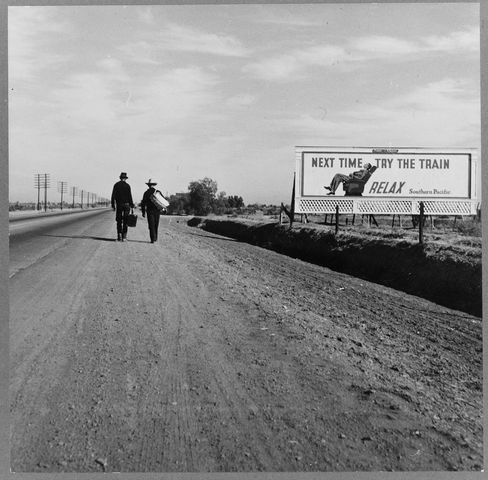 Toward Los Angeles, California. Sourced from the Library of Congress.