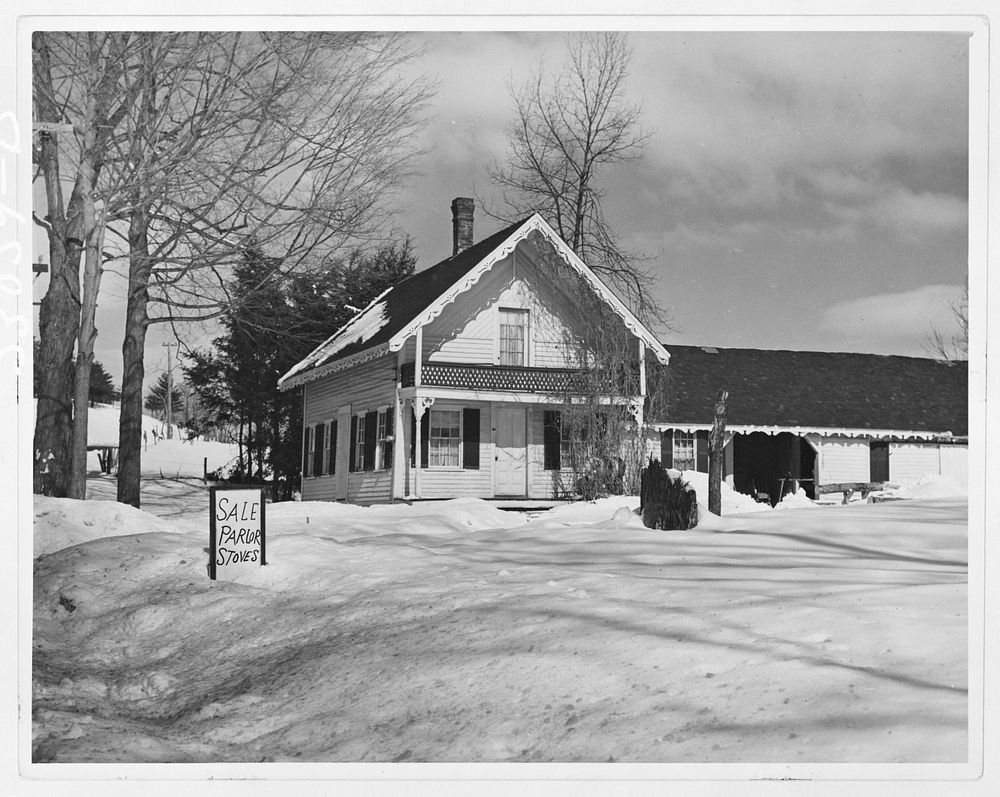 Farmhouse main highway Putney, Vermont. Free Photo rawpixel