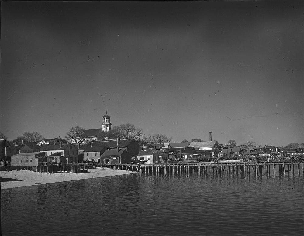Provincetown, Massachusetts. Fish wharf. Sourced from the Library of Congress.