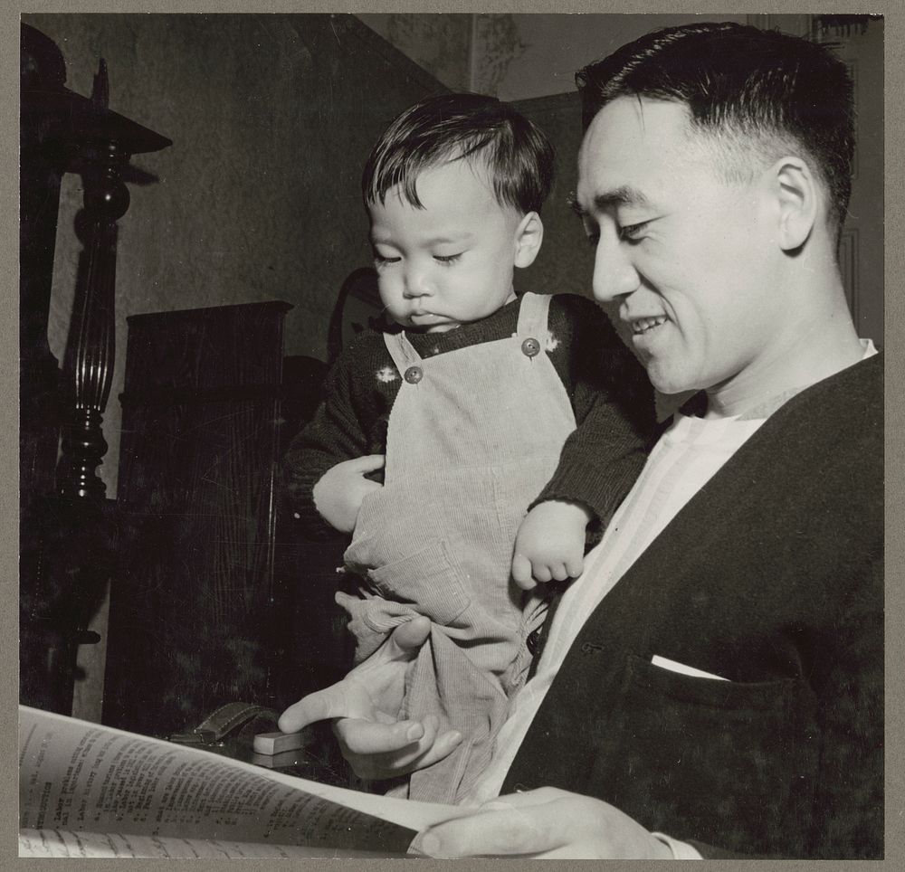 San Francisco, Calif. Apr. 1942. Dave Tatsuno, president of the Japanese-American Citizens League of San Francisco, re…