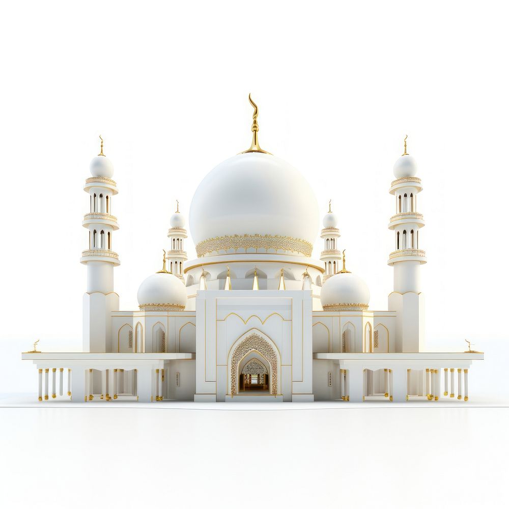 Architecture building mosque dome. AI generated Image by rawpixel.