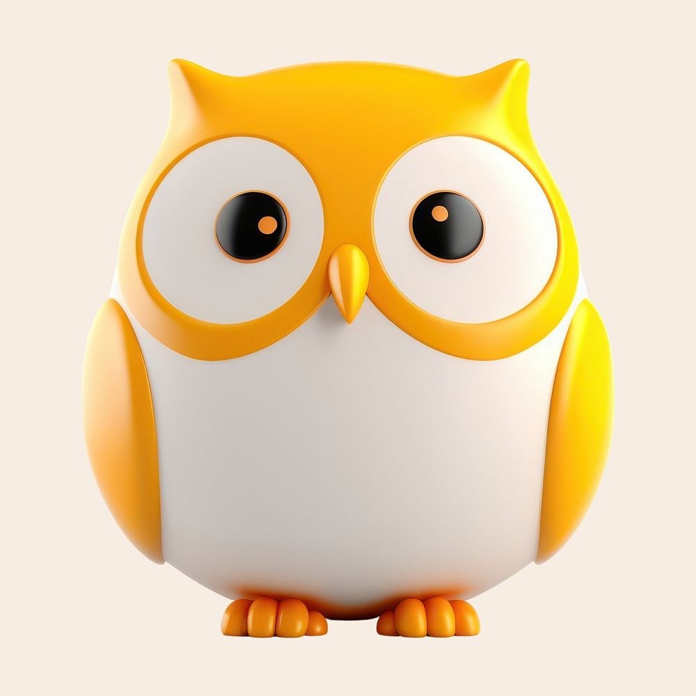 Animal bird toy owl. AI generated Image by rawpixel.