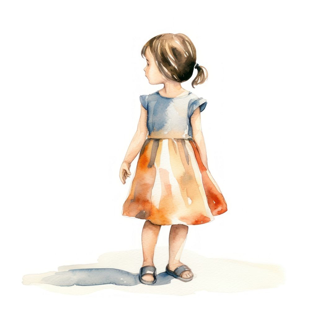 Dress footwear child girl. AI generated Image by rawpixel.