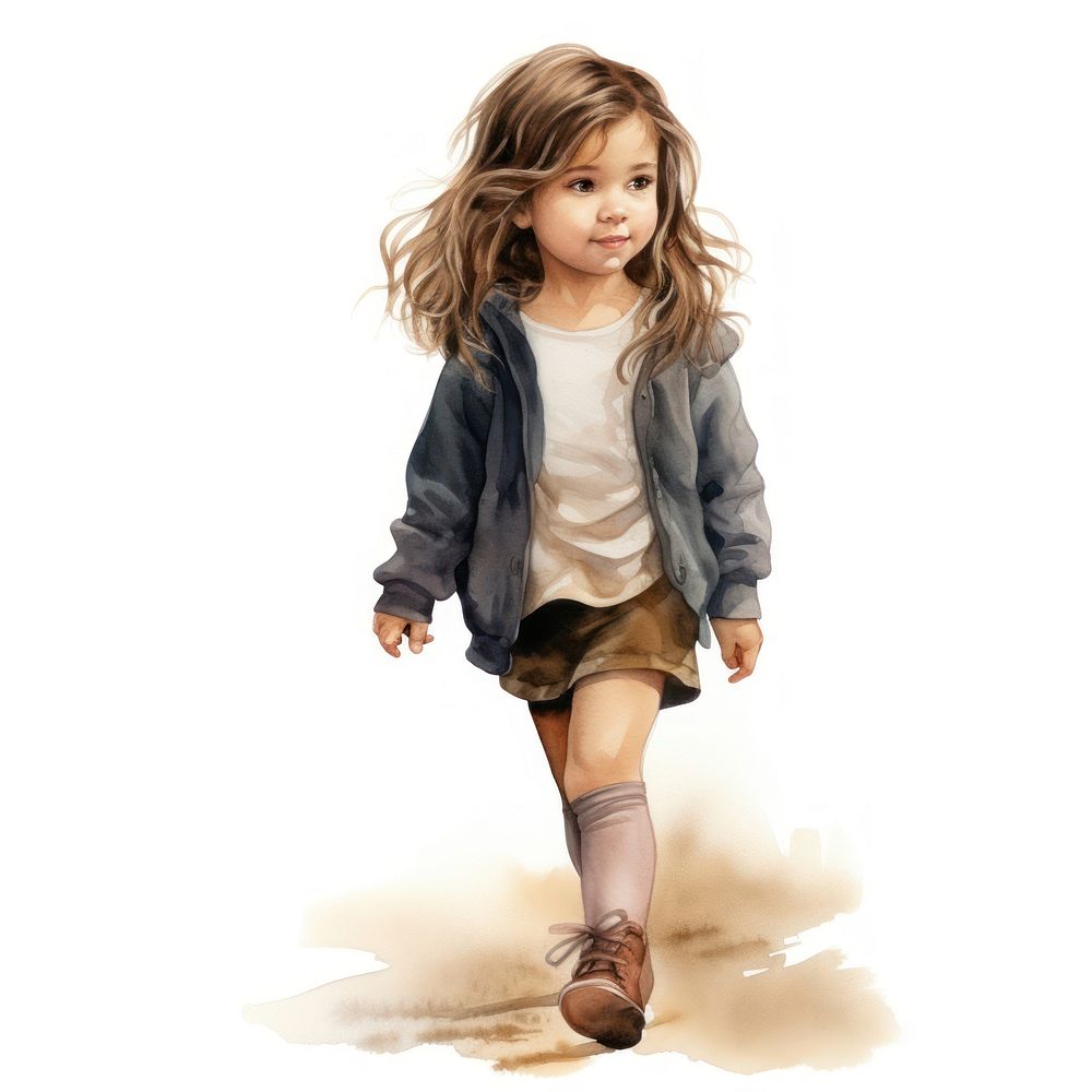 Footwear portrait child shoe. AI generated Image by rawpixel.