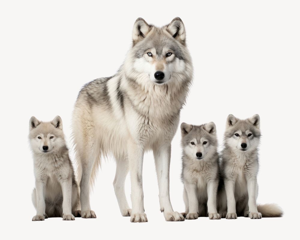 Wolf animal mammal pet. AI generated Image by rawpixel.