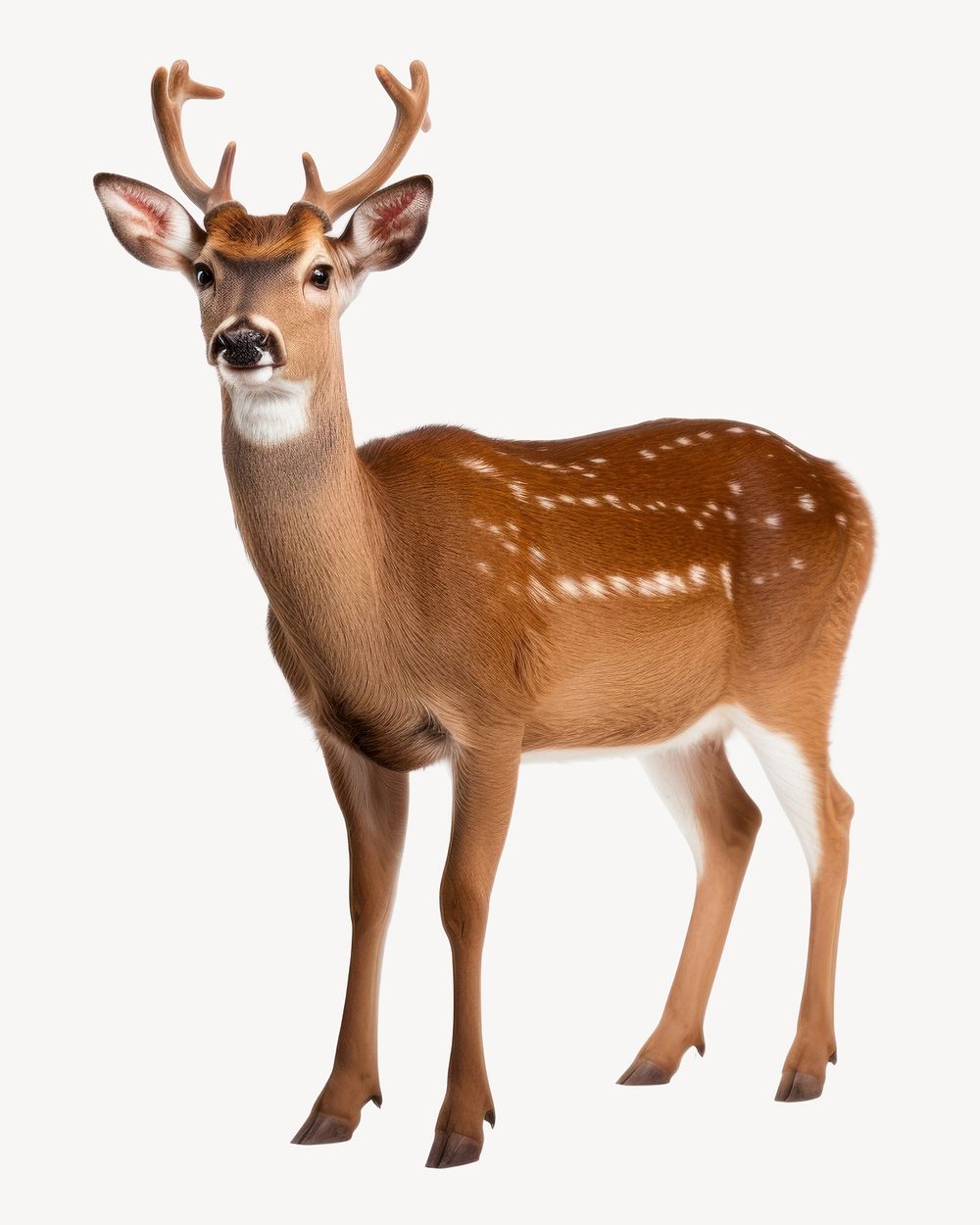 Wildlife standing animal mammal. AI generated Image by rawpixel.