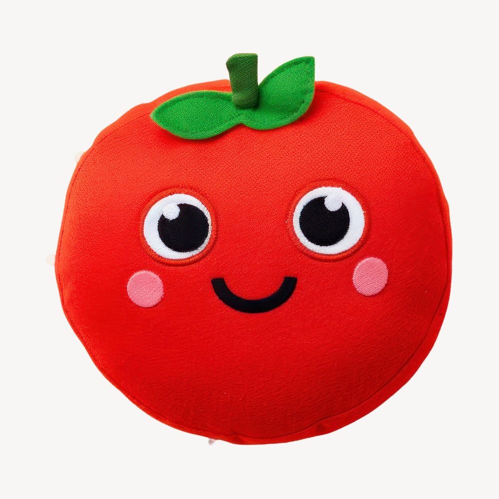 Cartoon tomato fruit plant. 