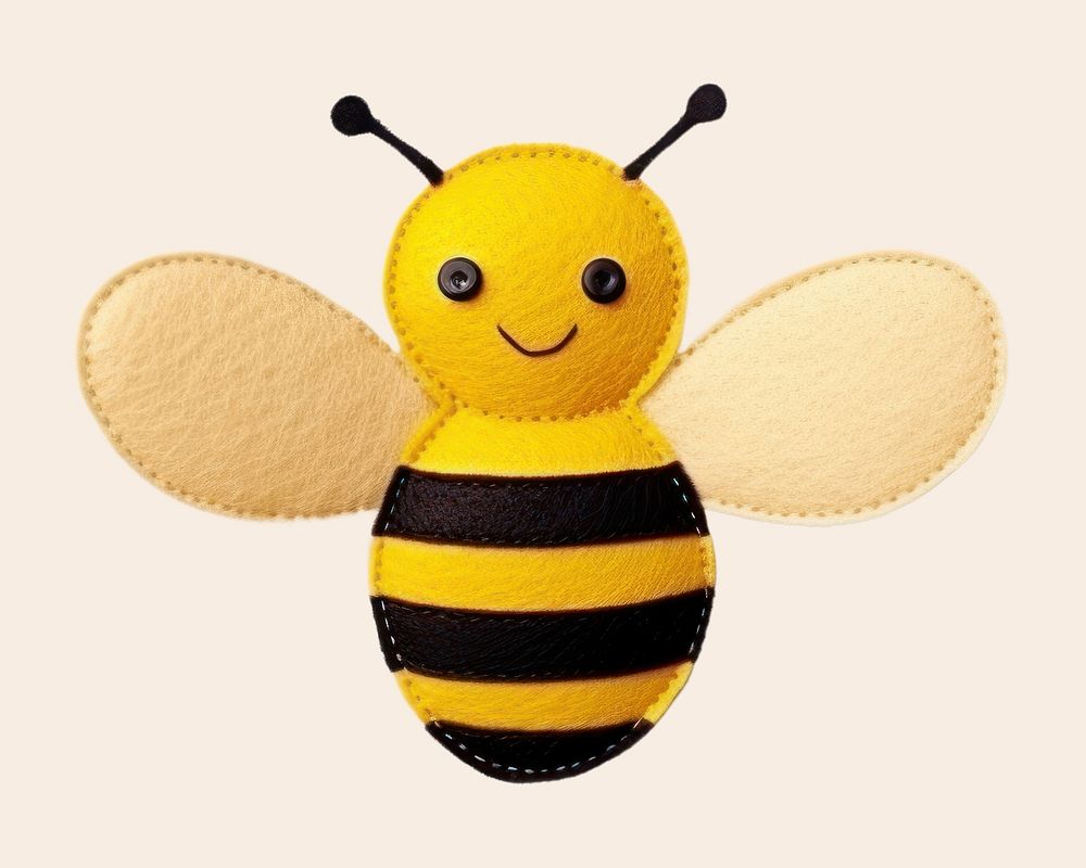 Bee toy cartoon animal. 