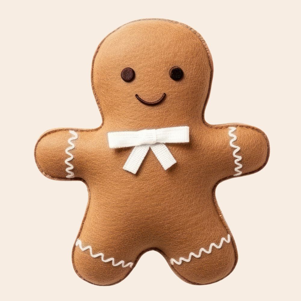 Gingerbread toy cartoon cookie. 