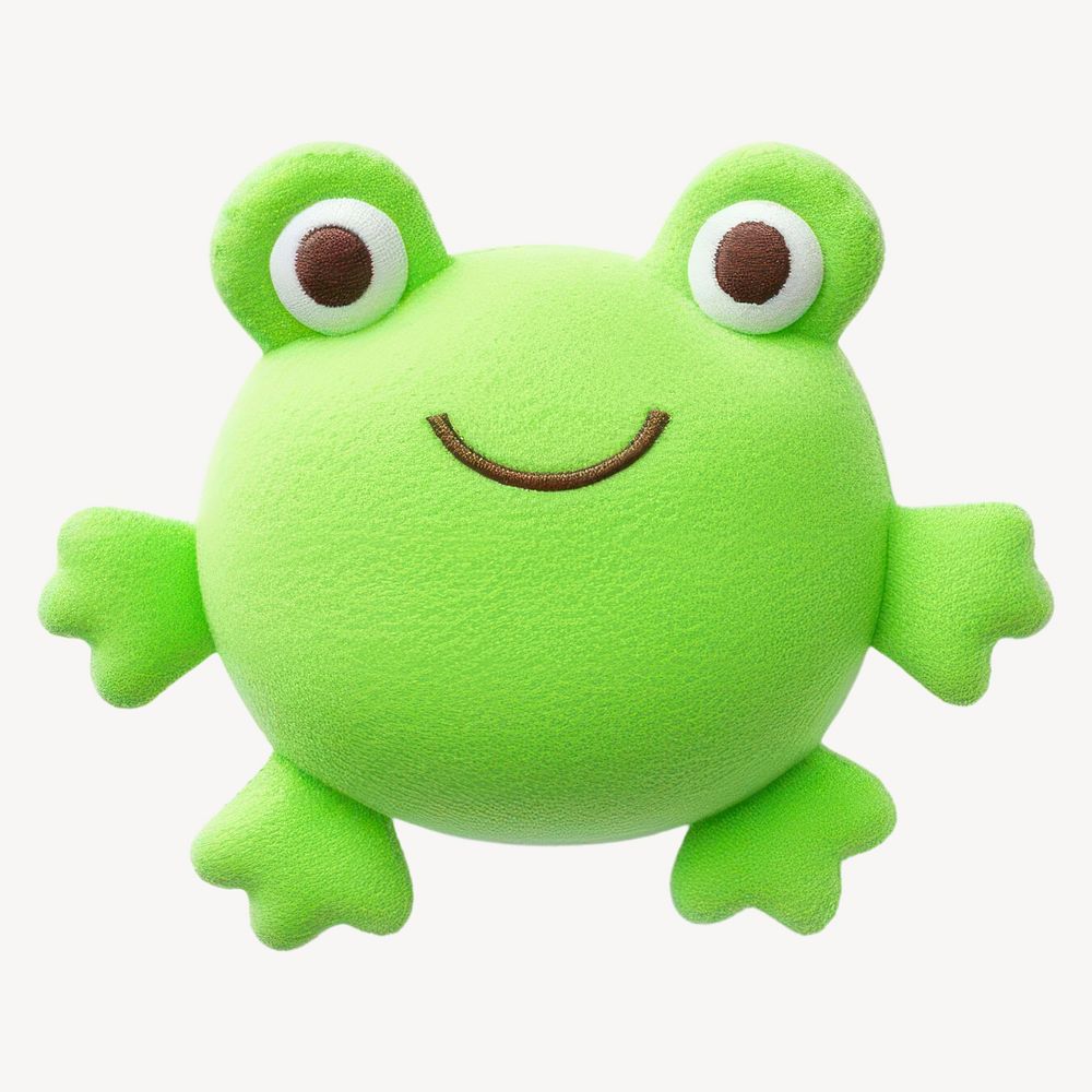 Frog toy amphibian cartoon. AI generated Image by rawpixel.