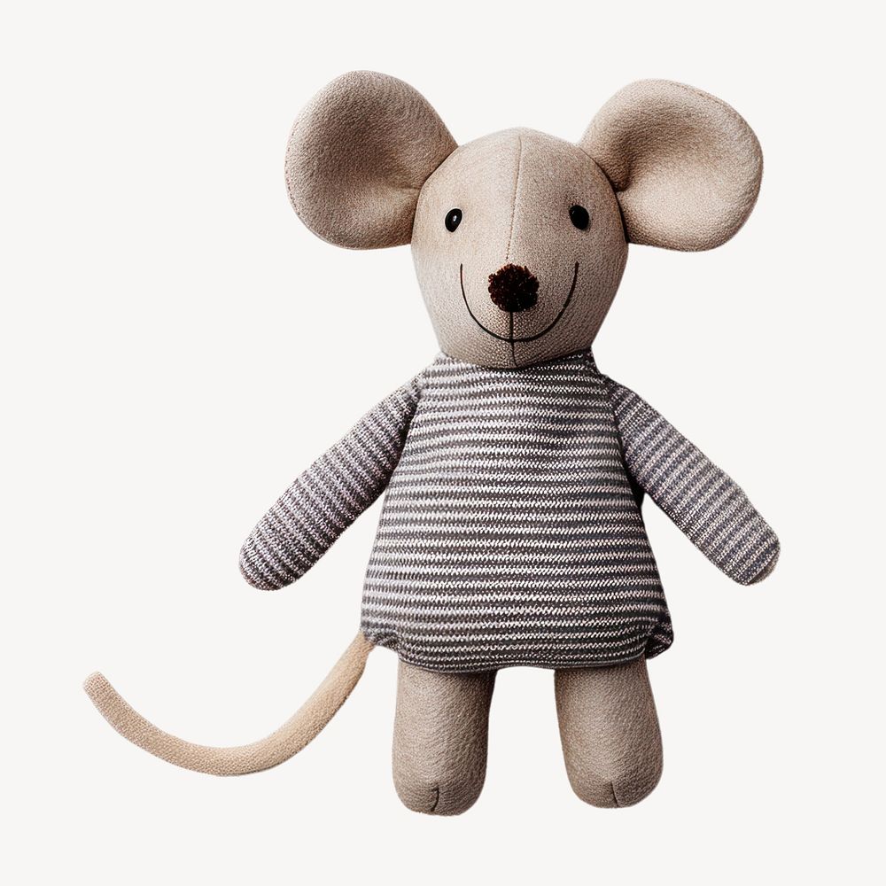 Toy cartoon mouse cute. 