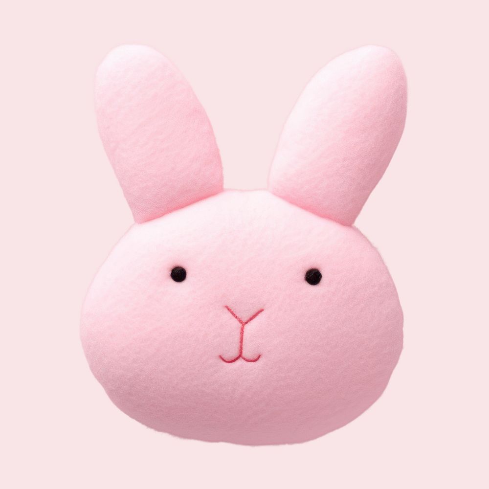 Toy cartoon plush pink. AI generated Image by rawpixel.