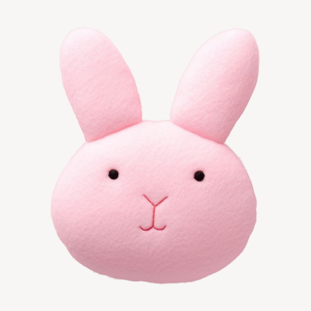 Toy cartoon plush pink. AI generated Image by rawpixel.