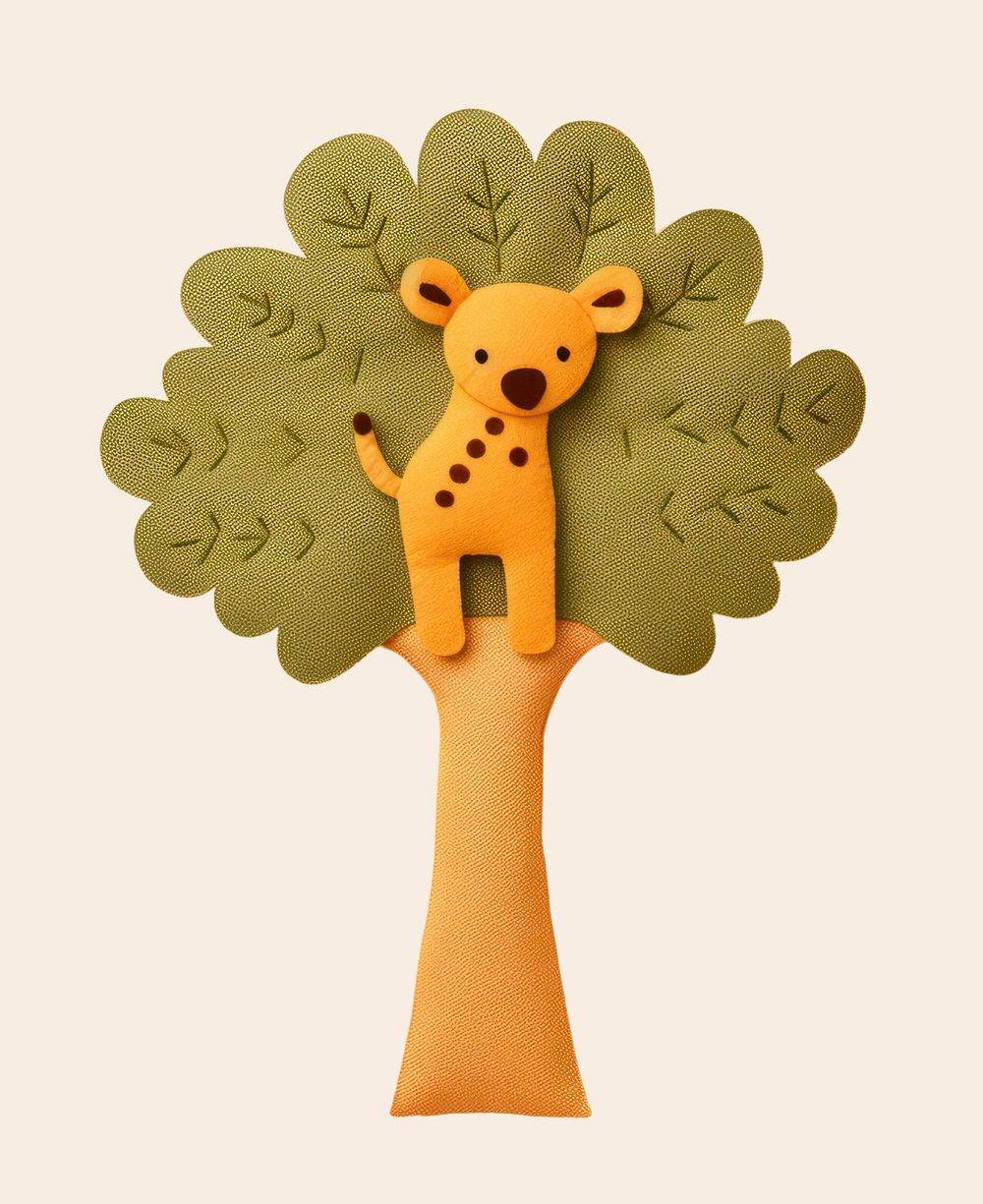 Toy savanna cartoon tree. AI generated Image by rawpixel.