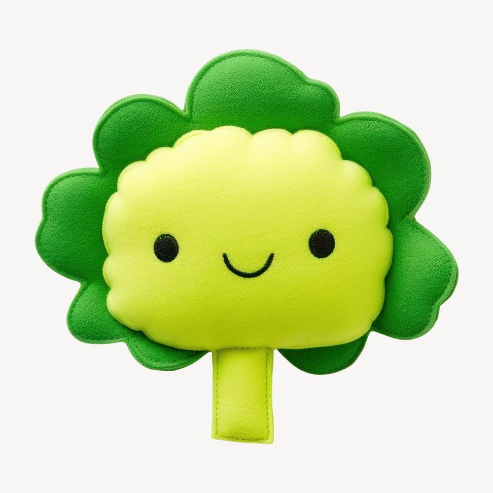Toy broccoli cute anthropomorphic. AI generated Image by rawpixel.