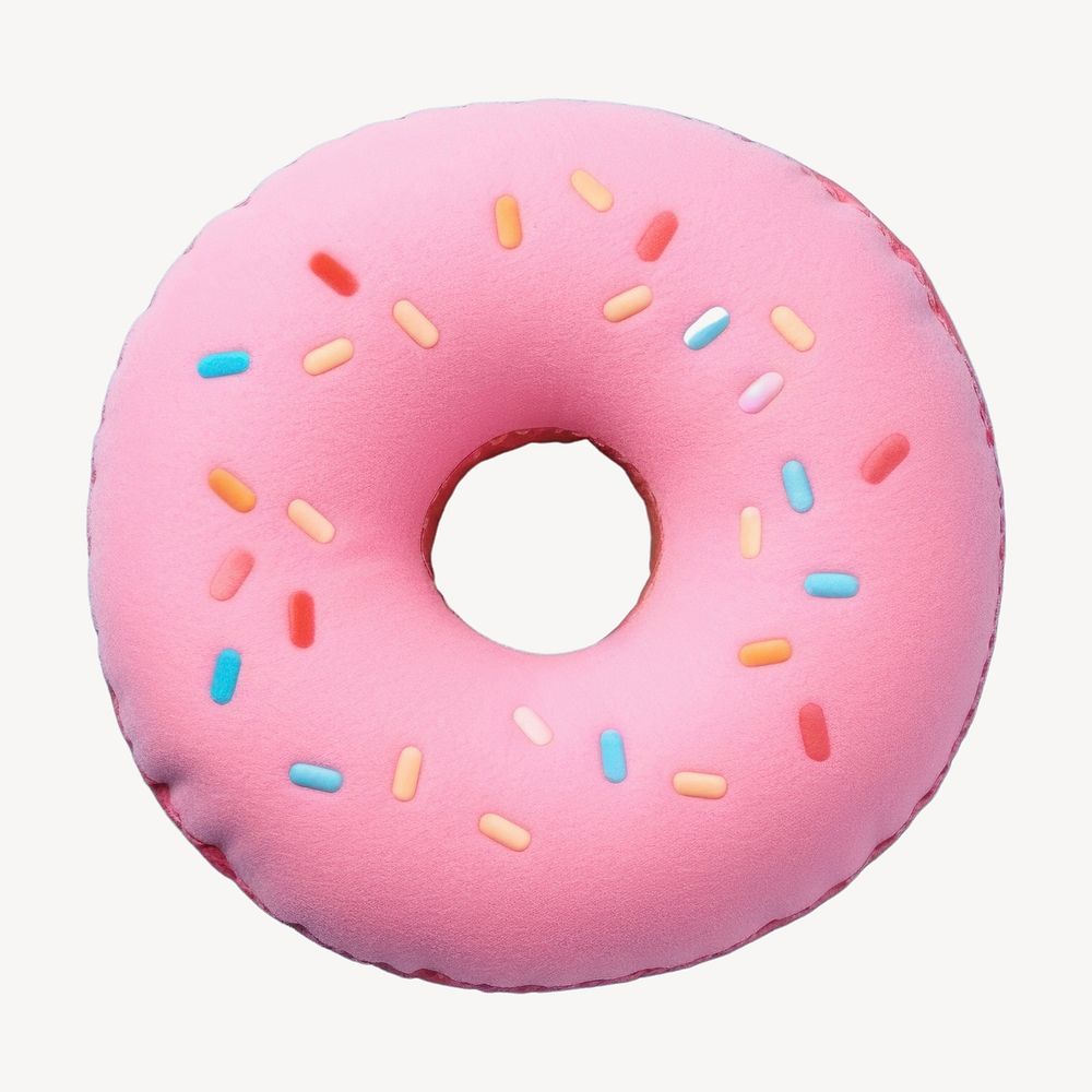 Donut food confectionery sprinkles. AI generated Image by rawpixel.
