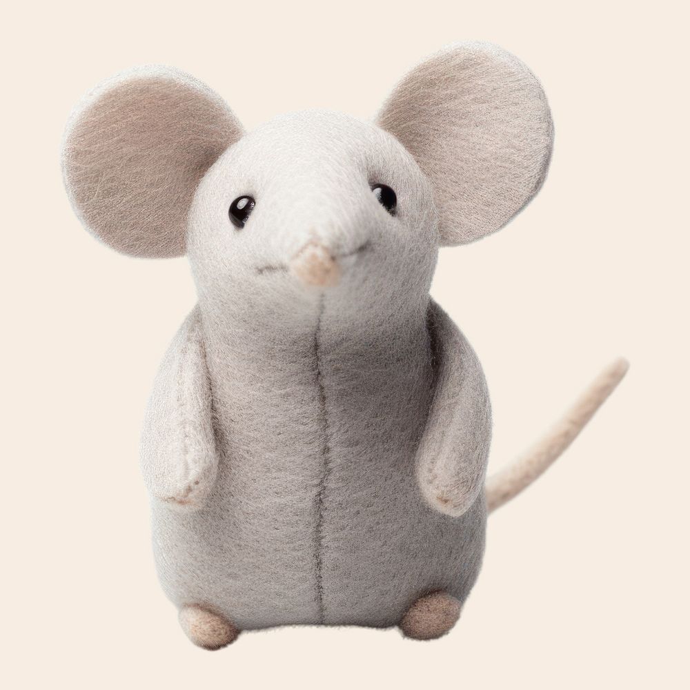 Toy plush cute rat. AI generated Image by rawpixel.