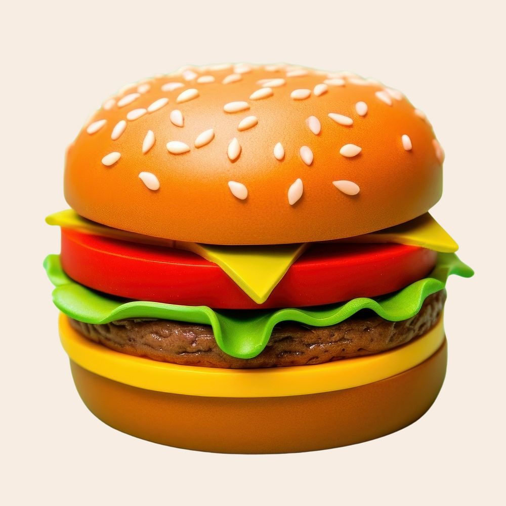 Hamburger food vegetable freshness. AI generated Image by rawpixel.