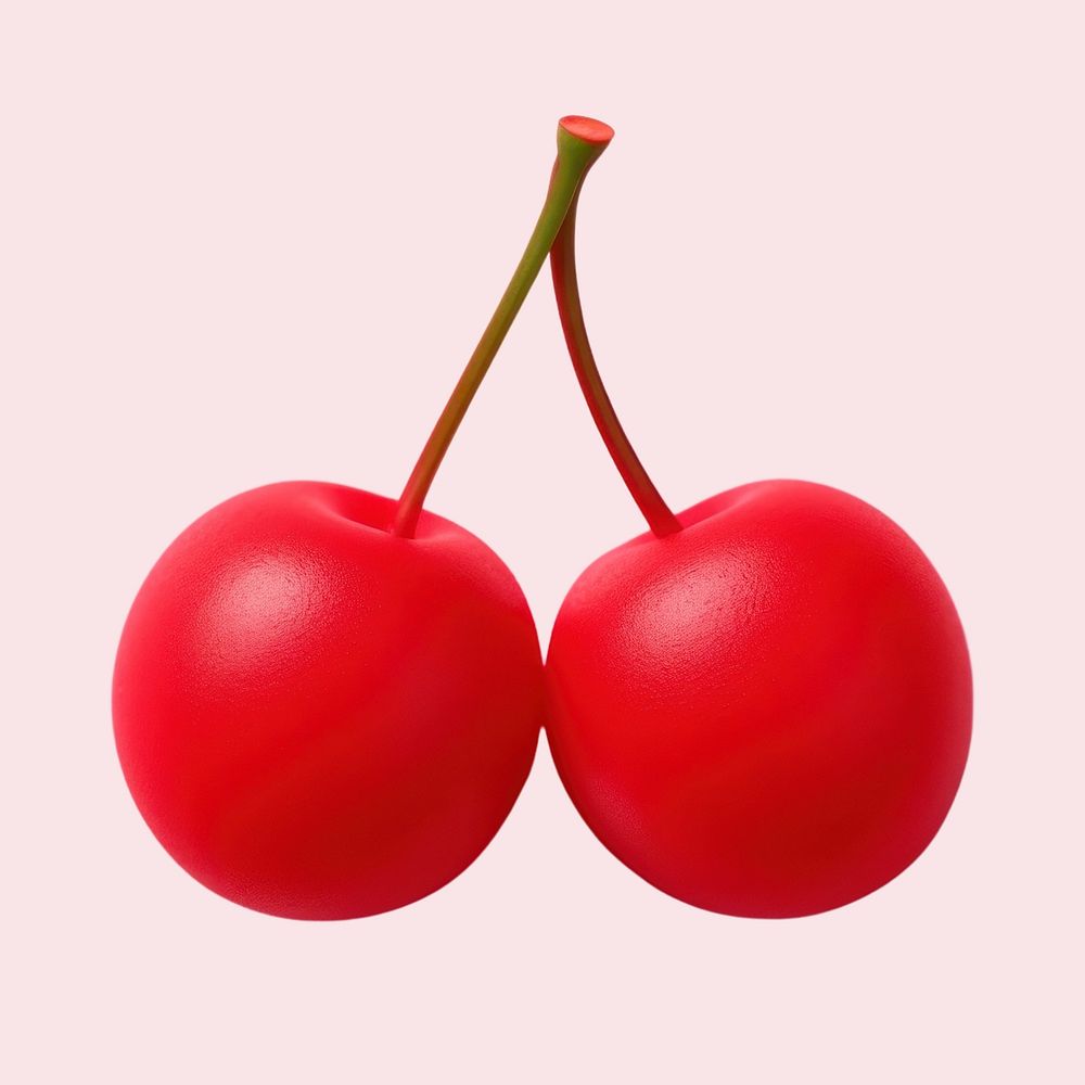 Cherry produce fruit plant. AI generated Image by rawpixel.