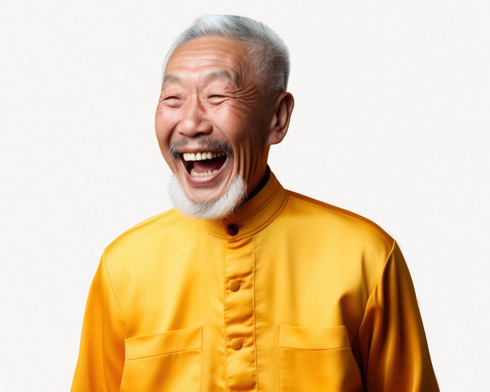 Laughing adult grandparent retirement. AI generated Image by rawpixel.