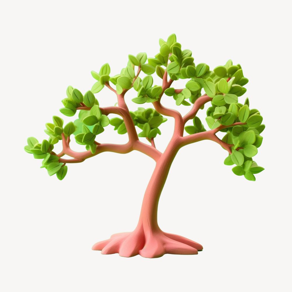 Tree bonsai green plant. AI generated Image by rawpixel.