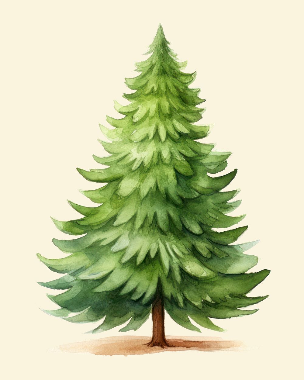 Christmas plant tree fir. AI generated Image by rawpixel.