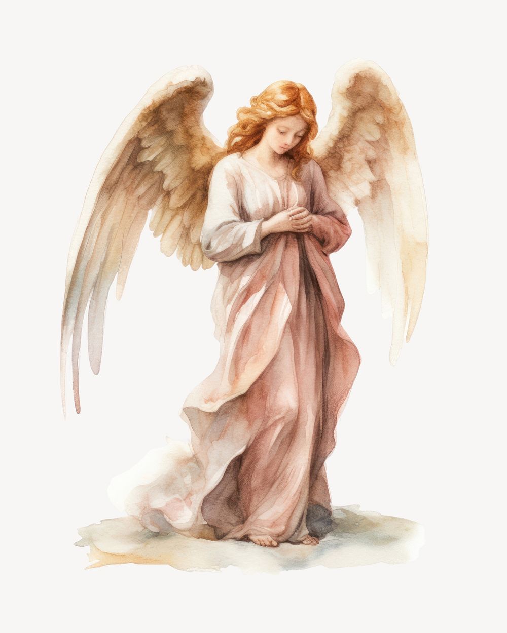 Angel adult representation spirituality. AI generated Image by rawpixel.