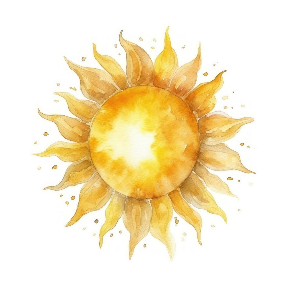 Sun sunflower nature sky. AI generated Image by rawpixel.