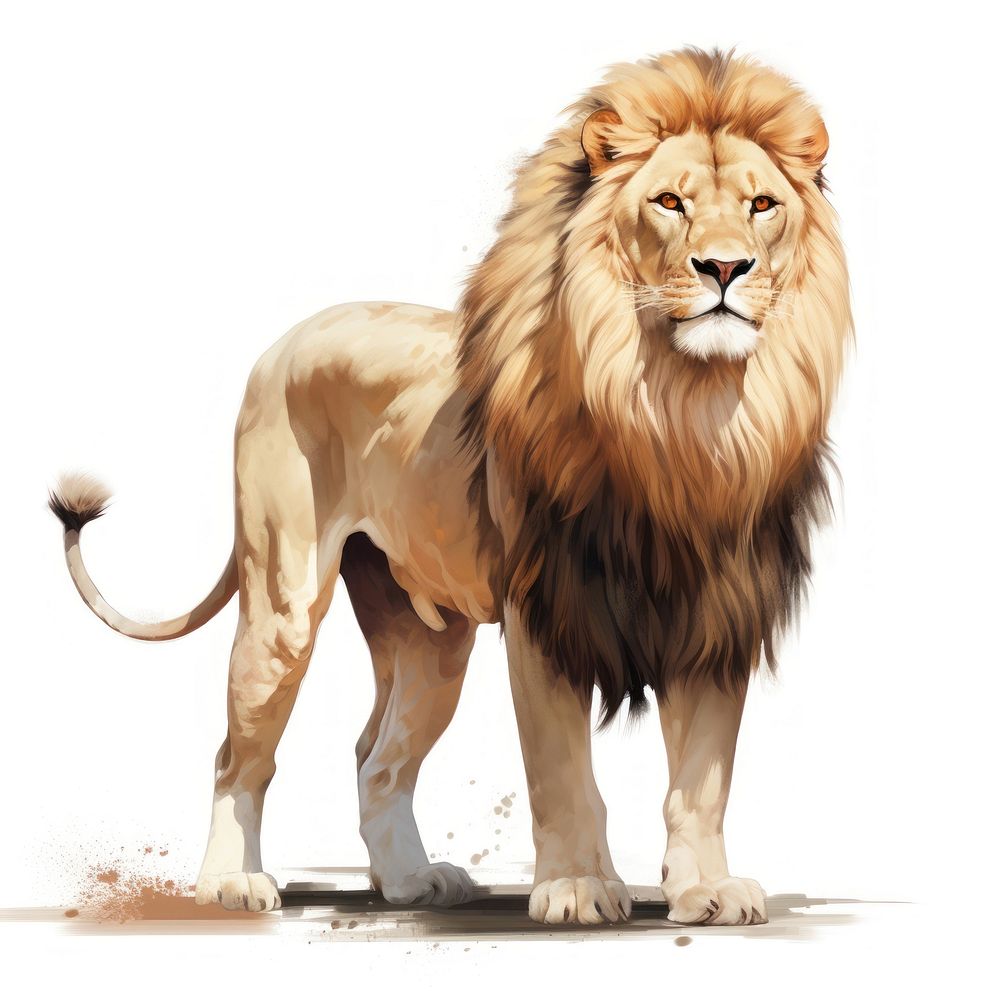 Mammal animal lion carnivora. AI | Free Photo Illustration - rawpixel