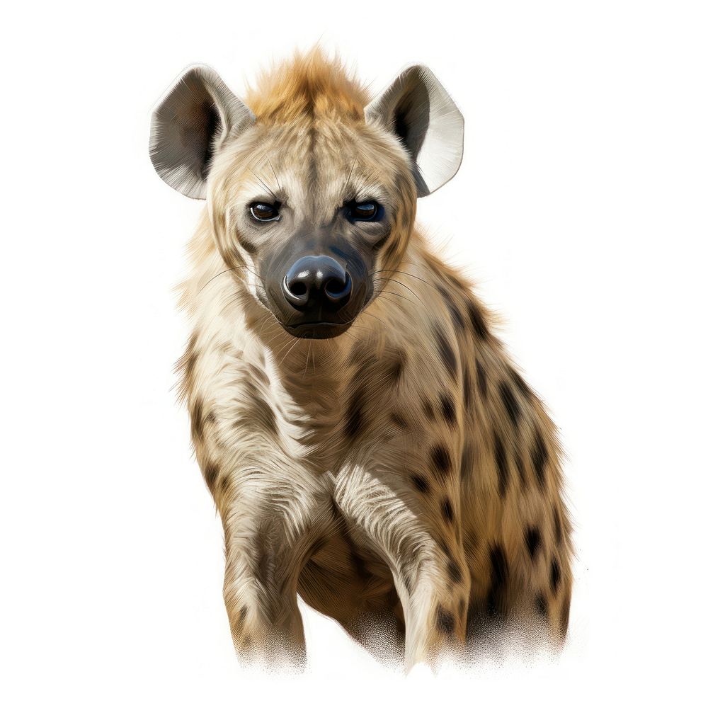 Hyena wildlife mammal animal. AI generated Image by rawpixel.
