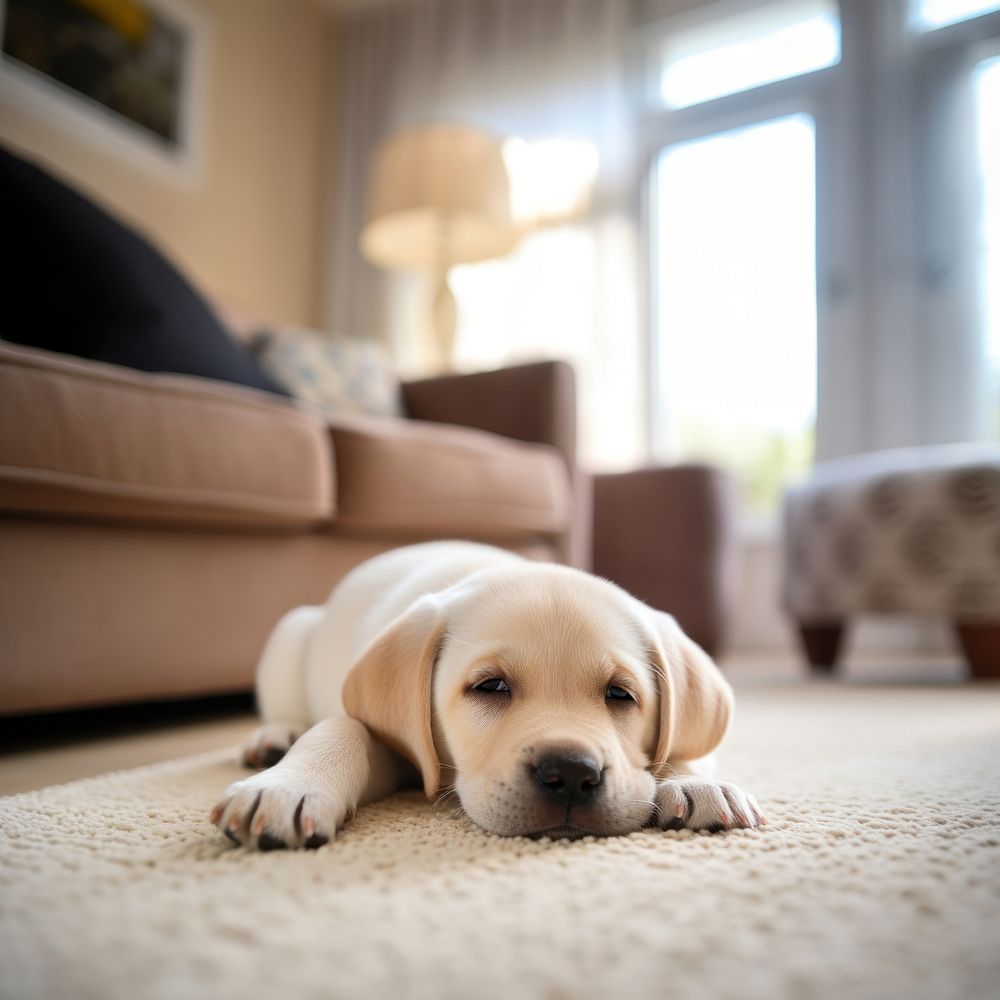 Puppy dog pet furniture. AI generated Image by rawpixel.