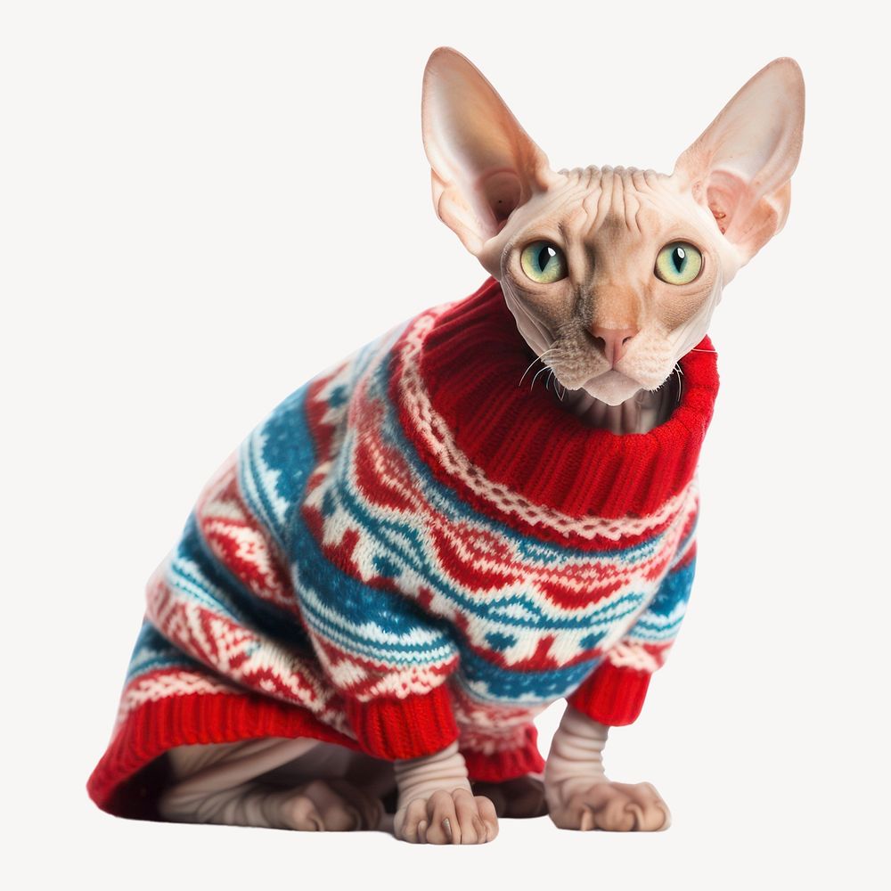 Sweater animal mammal pet. AI generated Image by rawpixel.