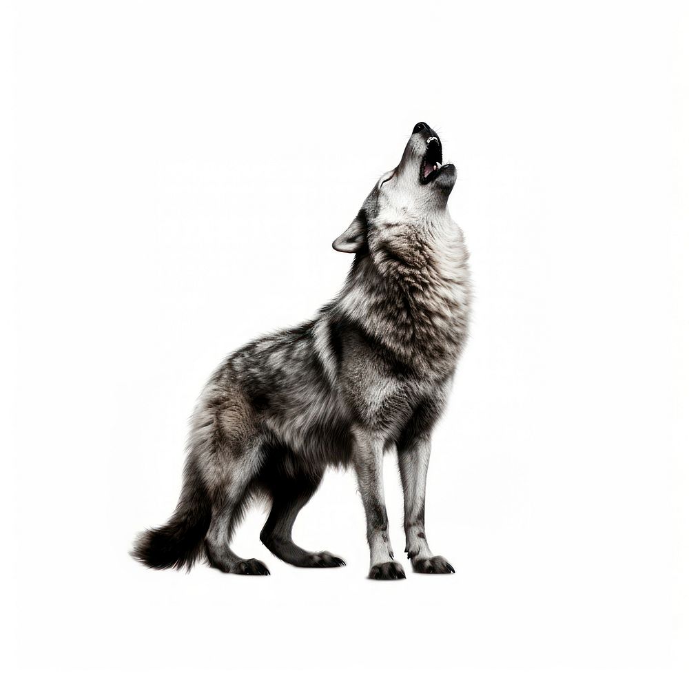 Wolf animal mammal dog. AI generated Image by rawpixel.