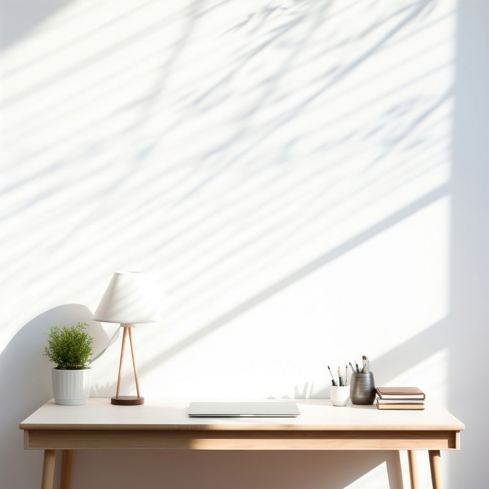 Furniture table window white. AI generated Image by rawpixel.