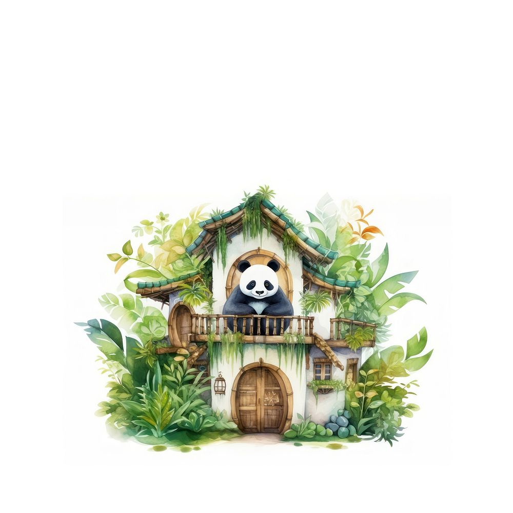 Outdoors mammal animal bamboo. AI generated Image by rawpixel.