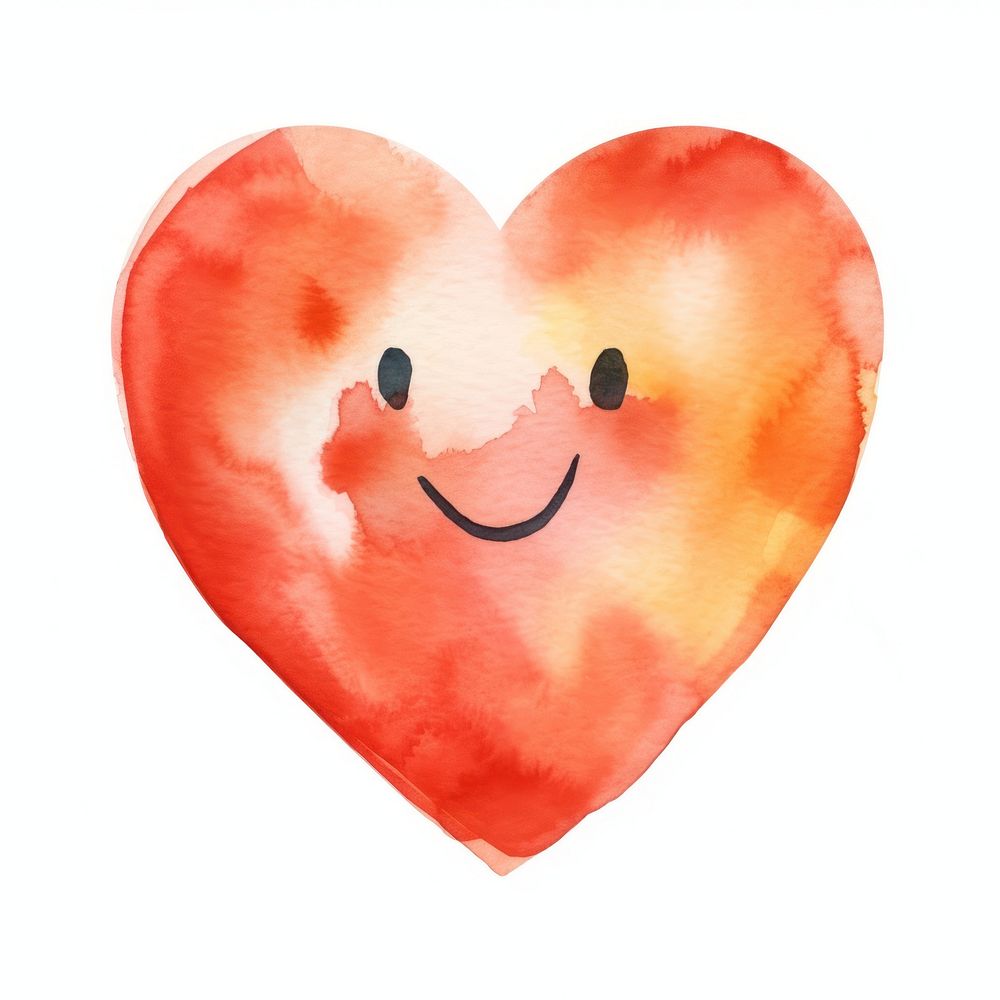 Heart face anthropomorphic creativity. AI generated Image by rawpixel.